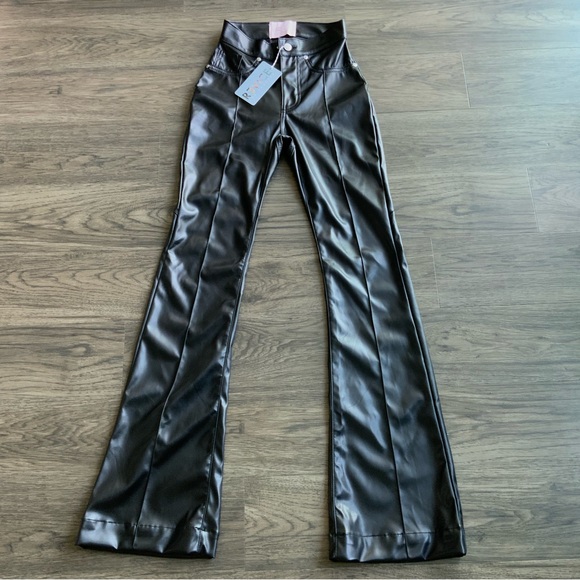 Revice Venus leather flare pant NWOT. - Picture 5 of 6